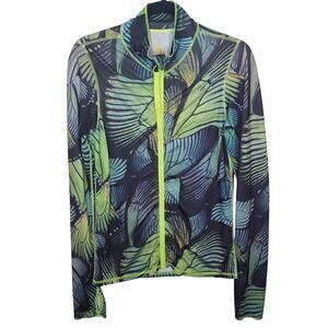 Tutublue 2 Rash Guard Butterfly M Full Zip Long Sleeve Thumb Hole Swim Shirt